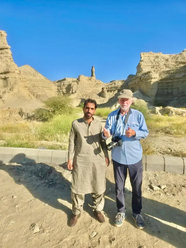 Met with John Lee Krutop, who is an Australian tourist, at the Princes of Hope. He is here to explore scenic views of Balochistan and he shared his experience has went very well so far.