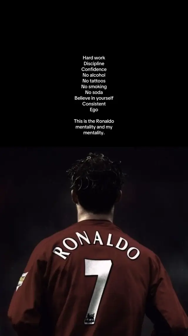 Mentality. #cristianoronaldo  