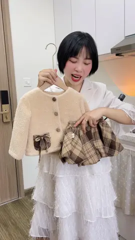 Sét điệu lông mềm mịn cho bé gái xinh xỉu #setbegai #dothudong #setxinhchobe #thoitrangtreem #shopmemoon 