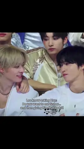 Are you implying you want to eat Han Lee know?😗 #minsung #leeknow #hanjisung #straykids #fyp 