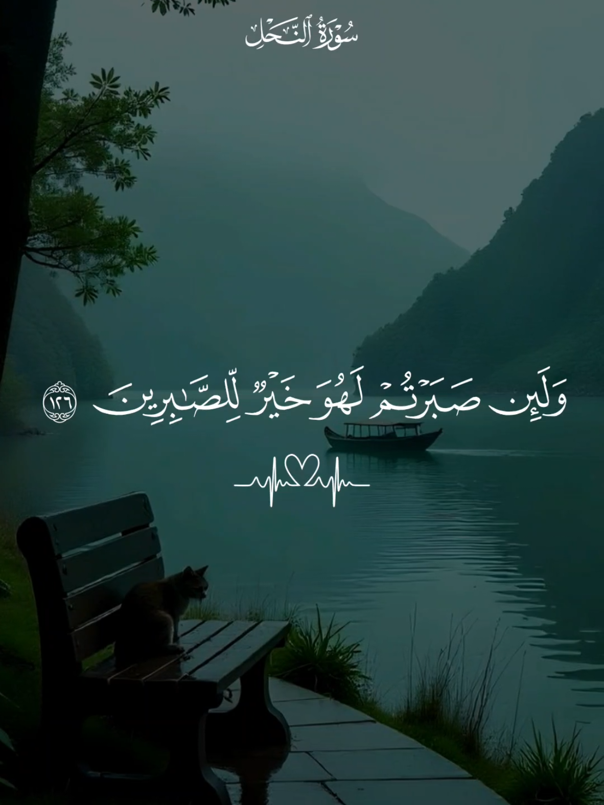 تلاوة خاشعة القارئ ماهر المعيقلي من سورة النحل 🤍🌿ولأن صبرتم لهو خيرً للصابرين 🤍🥺#quran #قران_كريم #f #fuoryou #قران 