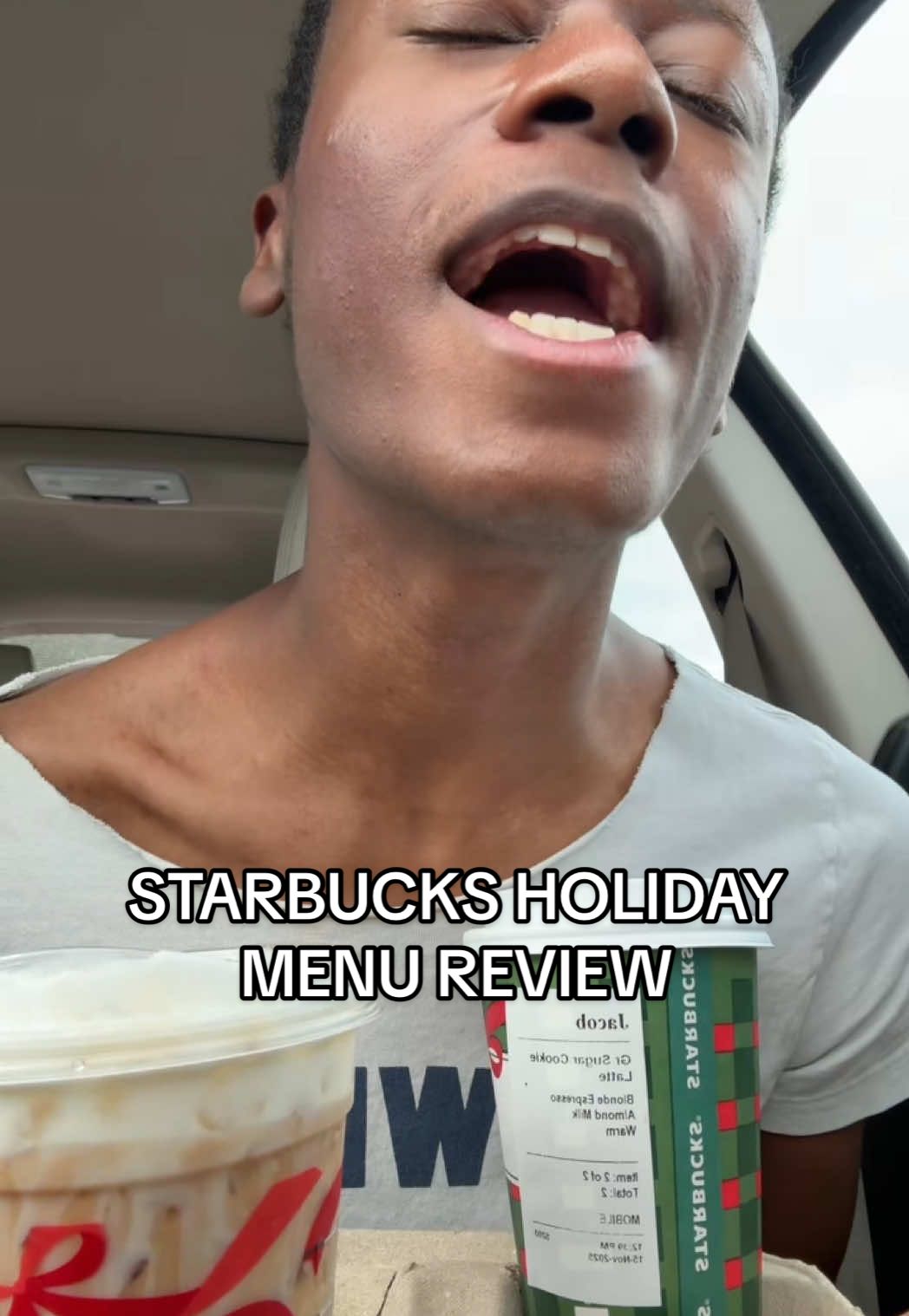STARBUCKS NEEDS TO TELL ME TO STOP🎄 #holidays #brutallyhonestreview #foodtiktok #drinks