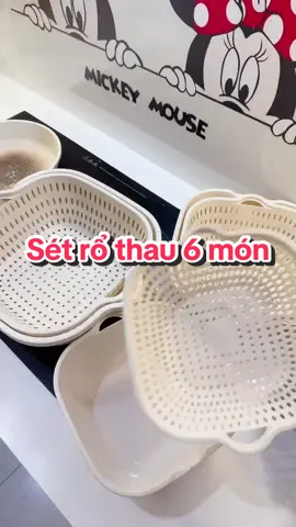 Sét rồ thau 6 món #xuhuong #nhacuadoisong #tienich #setro6mon 