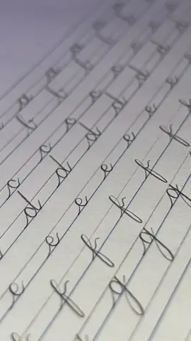 lowercase practice (1) #cursive #handwriting #fyp #calligraphy 