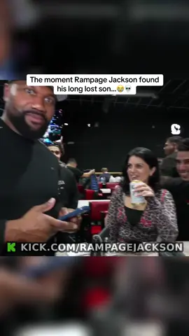 Rampage Jackson found his long lost son 😭💀 #rampagejackson #UFC