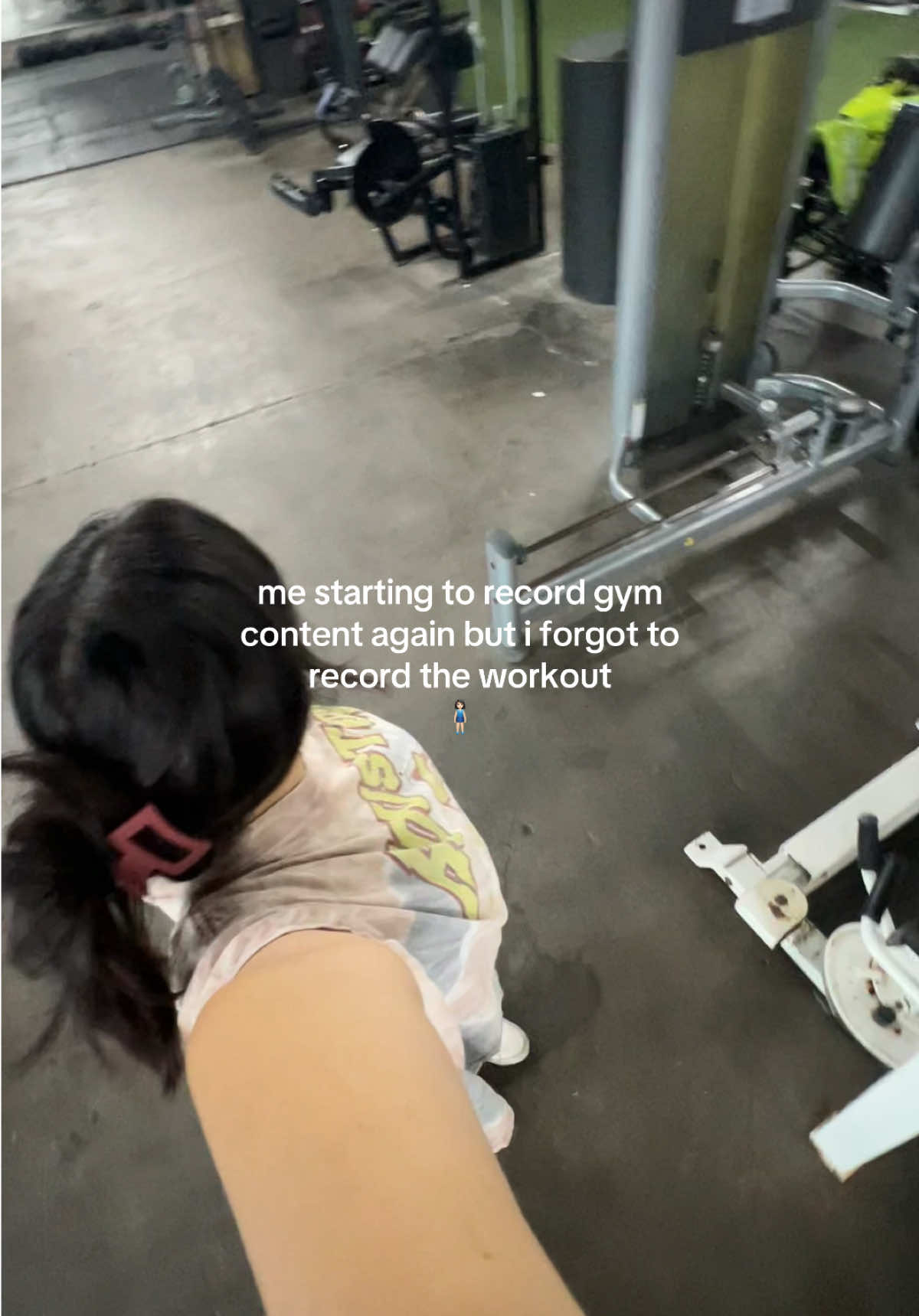 I’ll try again next time 🤗 (🧍🏻‍♀️🥴)  #GymTok #content #gymgirlies #htx #houstontexas 