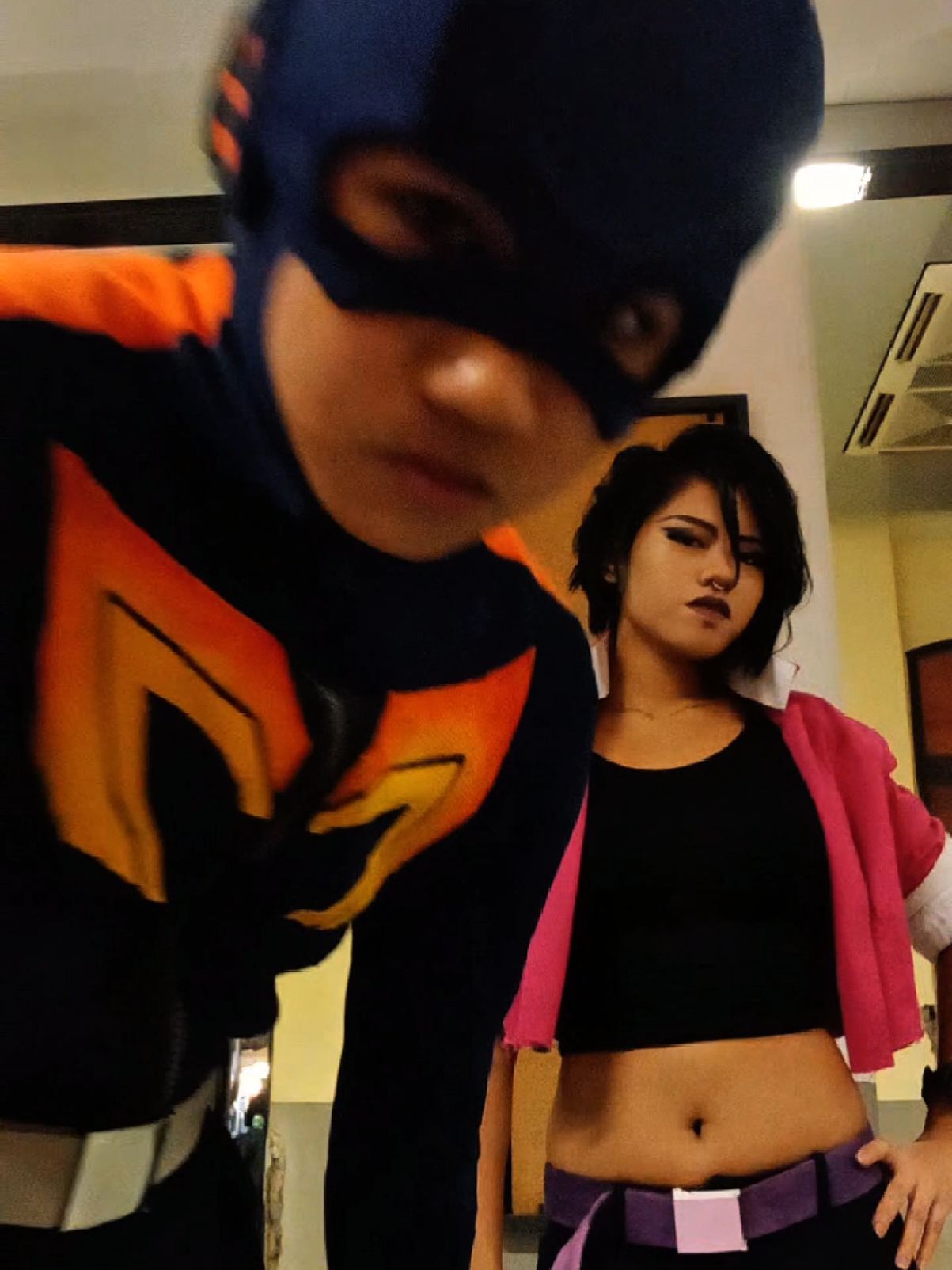 #MECHAMAN #INVISIGAL @ira as mecha man🫶 #robertrobertsoncosplay #invisigalcosplay #dispatch 