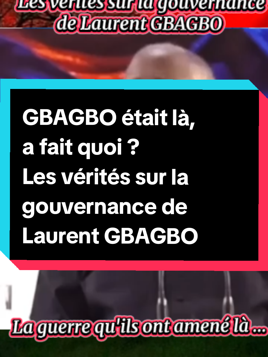 GBAGBO était là, a fait quoi ? La guerre qu'ils ont amené là ... Les vérités sur la gouvernance de Laurent GBAGBO  #flypシ #videoviral #pourtoii #visibilite #Cotedivoire  @Putschiste Steeve de Charme 2 @France Génération 🇫🇷 @Alimatou Ouattara6 @Justina Oficial 🇧🇫🇲🇱🇳🇪 @AES🇧🇫🇧🇫🇳🇪🇳🇪🇲🇱🇲🇱 @Jea de Gbagbo @LE PETIT FILS DE GBAGBO👍👍 @Le Soldat de Gbagbo✔️ @SOULEY DE-PARIS 🦅 B-52 @Souleymane Gbagbo koné @Geneviève 01 @𝐆𝐄́𝐍𝐄́𝐑𝐀𝐋 𝐋𝐄́𝐆𝐔𝐄́ @General 5 ⭐️⭐️etoile⭐️⭐️⭐️ @Ⓜ️ GÉNÉRAL CAMILLE MAKOSSO Ⓜ️ @Marius COMOE @clarissenopko @Mariame la patriote 🐘💪🇨🇮 @Patriote du Sahel  (AES) @La patrie d’abord 💪🏾 @H.sana @GOAMA💪🏿❤️‍🔥 @JAAK @Kalan Den @SAGESSE @Madjouss @patriote2.06 @La voix du Sahel1 @Amah A🇬🇭🇨🇮 @Anonymous @Ibrahim Zigui 