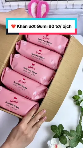 Trả lời @Hiếu Thập Cẩm ❤️ Khăn ướt Gumi 80 tờ/ bịch đang có voucher còn hỗ trợ ship về tận nhà quá rẻ #khanuotgumi #cindythuytichcuc 