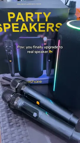 Portable party speaker you can bring anytime anywhere! Never thought na ang aesthetic nito at ang ganda ng quality + 2 mic na solid 🥹 #partyspeaker #speakerbluetooth #speaker #orasharebluetoothspeaker #bluetoothspeaker 
