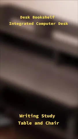 ₱1,576.43 Desk Bookshelf Integrated Computer Desk Small Apartment Bedroom Home Simple Primary and Secondary School Students Writing Study Table and Chair 