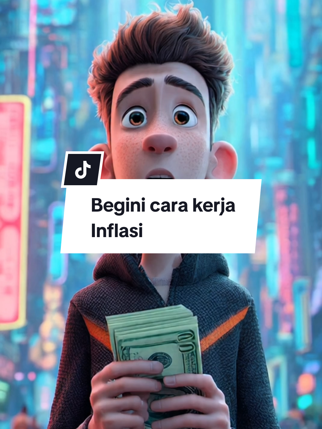 Gini cara kerja inflasi #inflasi #ekonomi #finance #animation #fyp 