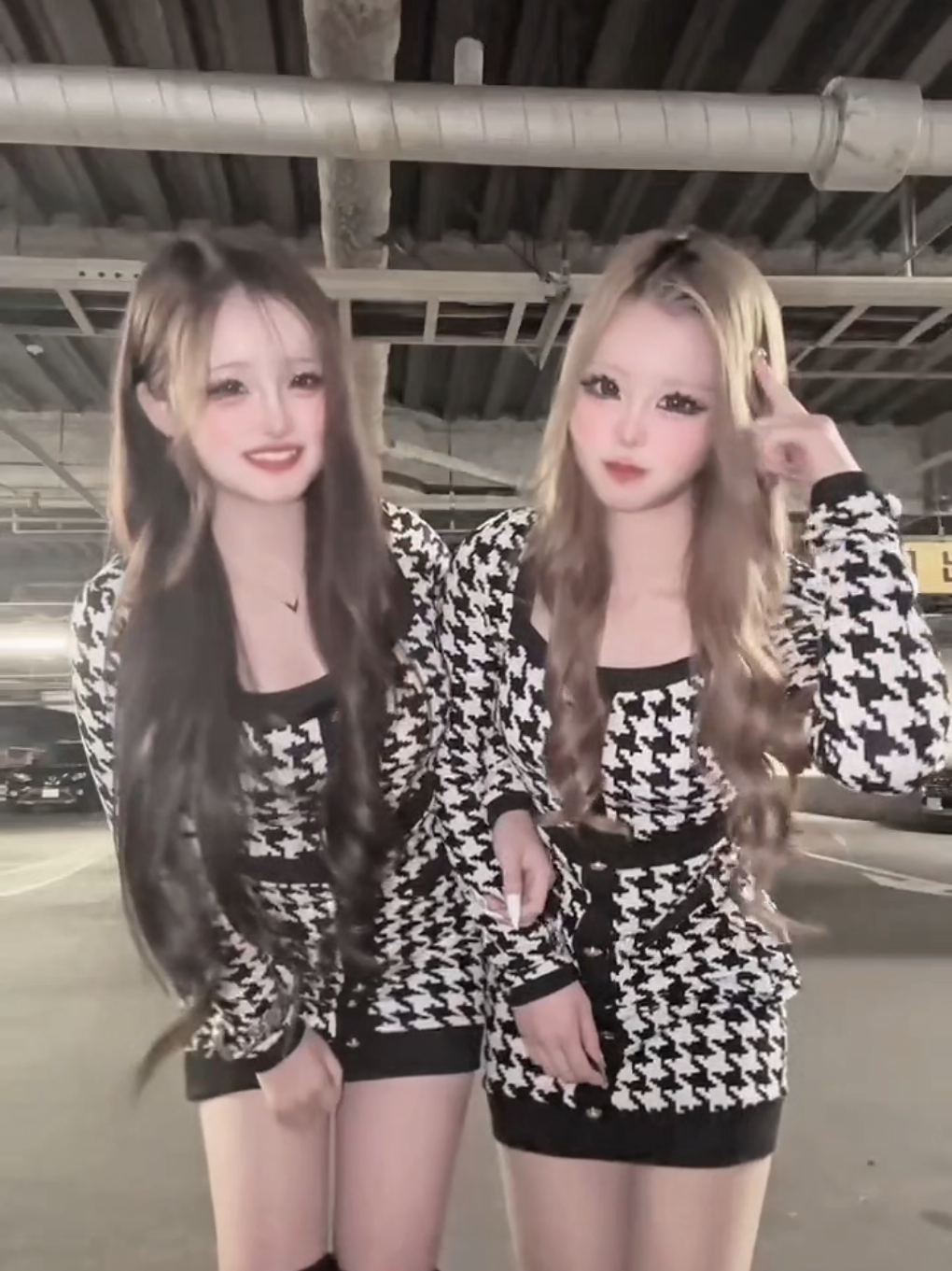 🤍🖤#愛媛 #fyp #お揃いコーデ 