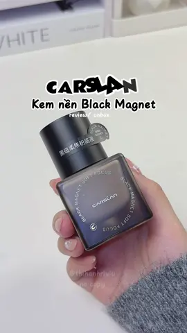 kem nền Black Magnet mới nhà Carslan, bà nào da nhiều dầu nhất định phải thử cho tui #carslan #kemnen #kemnenkiemdau #makeup #kemnenlautroi 
