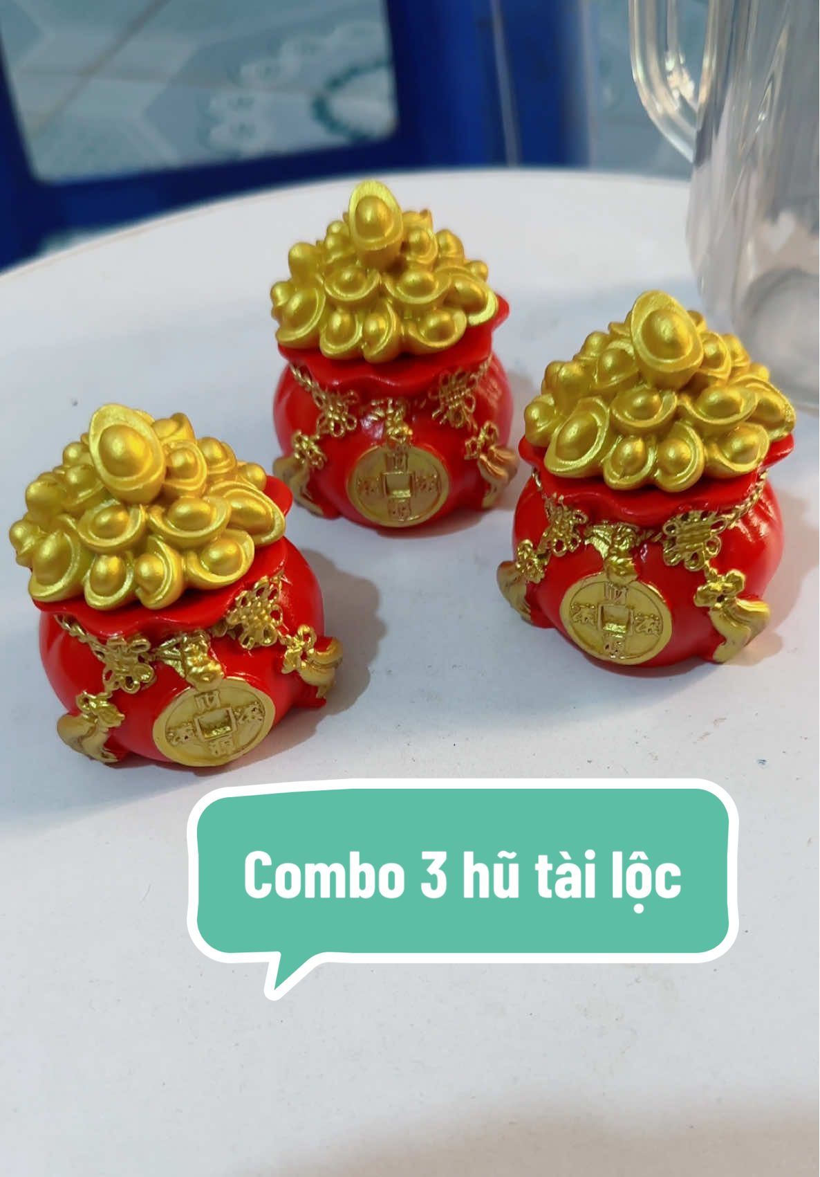 Combo 3 hũ tài lộc bày ban thờ rất đẹp ạ #thaoonha #hutailoc #xh #viralditiktok #trangtritet 