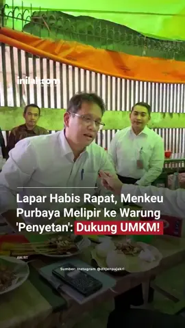 Menteri Keuangan Purbaya Yudhi Sadewa kedapatan makan siang di warung kaki lima di Jalan Widya Chandra Barat. Ia menyantap ayam cabai hijau setelah menghadiri rapat di kantor pusat Badan Pengelola Investasi (BPI) Danantara. Tak sendiri, Purbaya tampak makan bersama Dirjen Strategi Ekonomi dan Fiskal, Febrio Nathan Kacaribu, serta Kepala Pusat Analisis dan Harmonisasi Kebijakan, Rahayu Puspasari. Momen ini pun menarik perhatian netizen. Banyak warganet membanjiri kolom komentar di unggahan foto-foto makan siang tersebut di akun TikTok resmi Purbaya. - Selengkapnya kunjungi website dengan klik link di bio atau download aplikasi di AppStore dan Google Play Store.