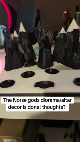 it's finally done all the kinks worked out what do you guys think? #norsemythology #gods #etsy #3dprinting 