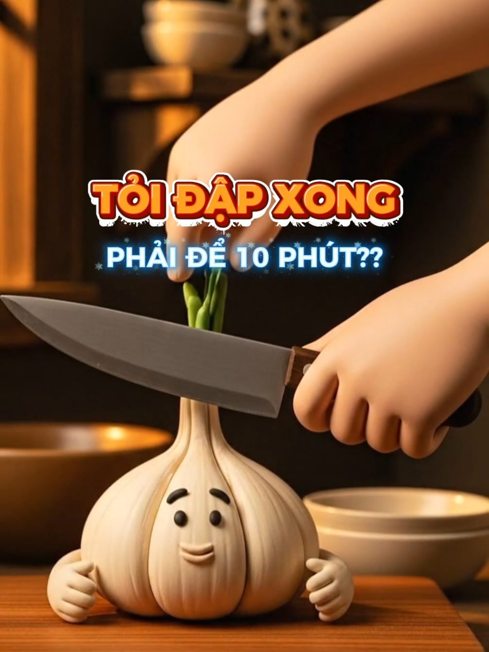tỏi đập xong phải để 10 phút?? vì sao??#creatorsearchinsights #songkhoesk #suckhoechomoinguoi #ansaochodungsongsaochokhoe 