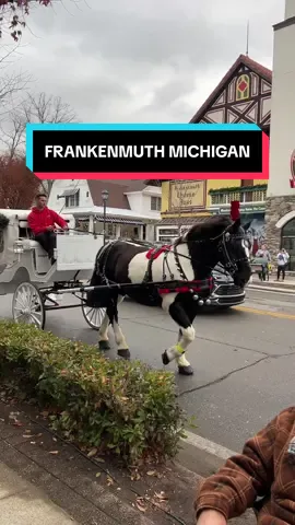 Strollin’ through Christmas Town ❄️ #frankenmuth #michigan #christmas #bavaria #prost  