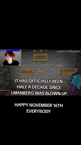HAPPY NOVEMBER 16 2025. IT HAS BEEN FIVE YEARS. FIVE YEARS. HALF A DECADE. #DSMP #DREAMSMP #LMANBURG #LMANBERG #mcyt 