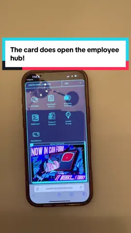 Showing off that the card does indeed open the employee hub #hazbinhotelseason2 #hazbinhotel #hazbinhotelvox #thevees #hazbin 