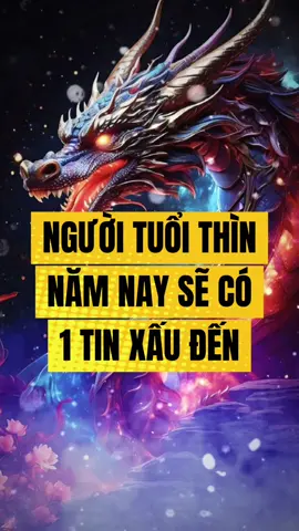 Người tuổi Thìn năm nay sẽ có 1 tun xấu đến #tuvi12congiap #tuoithin #1988 #2000 #phongthuytamlinh 