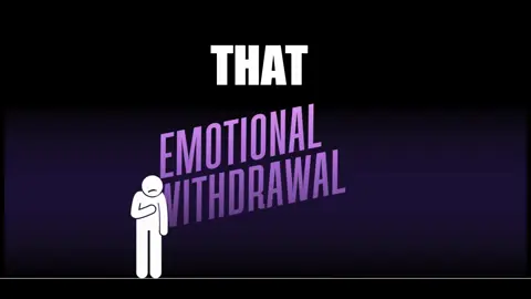 Todays lesson, emotional withdrawal. Why do some people go silent when they get hurt? If this resonates with you our ebook dives even deeper, get your copy on our page. #relatable #echomind #motivation #mentahealth #psychology 