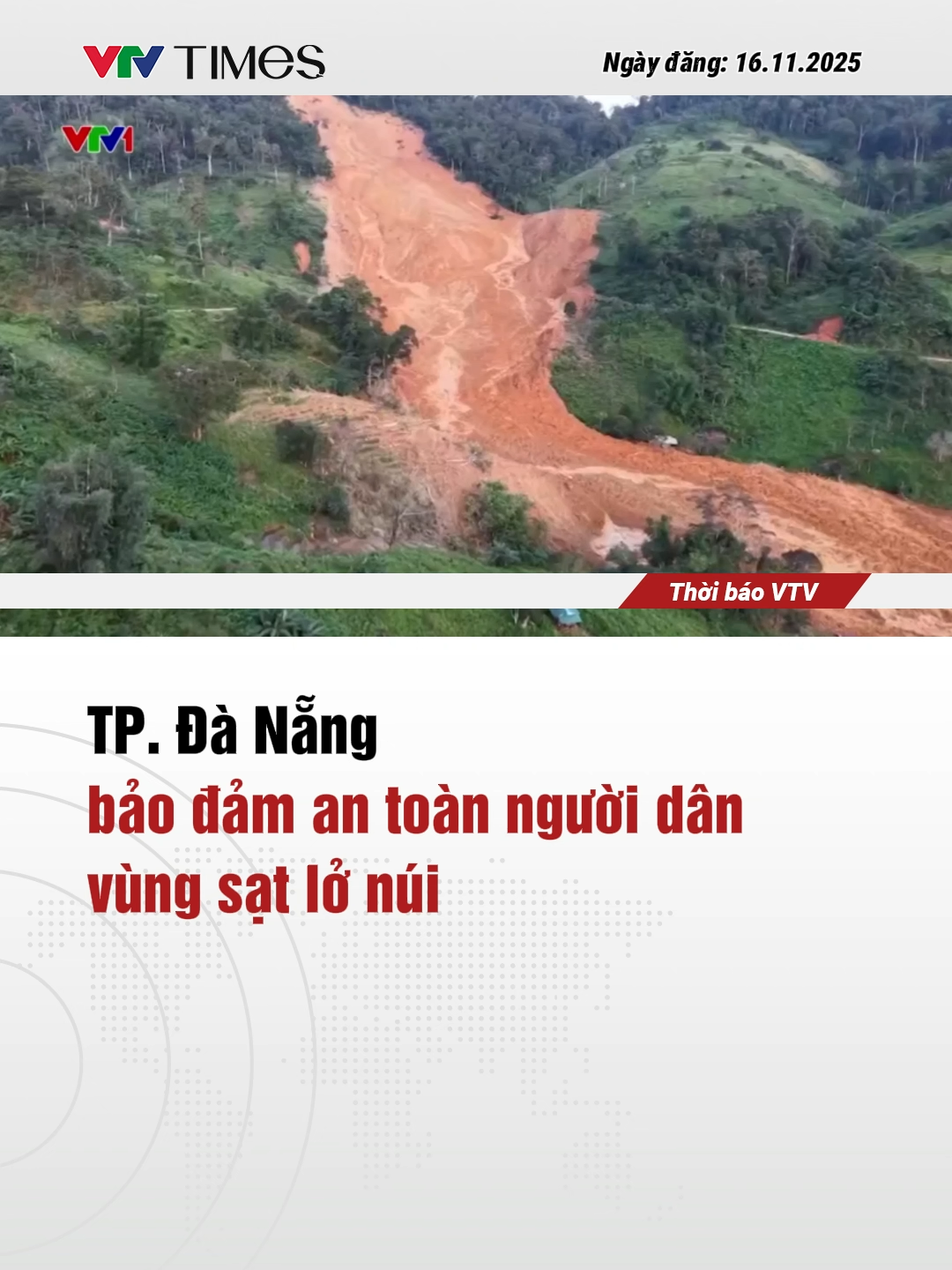 TP. Đà Nẵng đã huy động thiết bị bay không người lái, chó nghiệp vụ và các lực lượng chức năng để tìm kiếm 3 người mất tích, đồng thời đảm bảo an toàn cho người dân trong khu vực nguy hiểm. #vtvtimes #tiktoknews #danang #satlo #satlodat