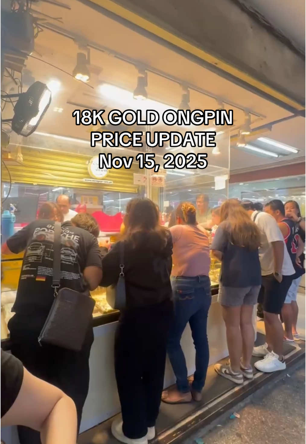 Ongpin gold 18k latest update as of November 15, 2025 PHP 6600-6900 per gram🌟 👯‍♀️:@itsmedesuuuu  #gold #18k #ongpin 