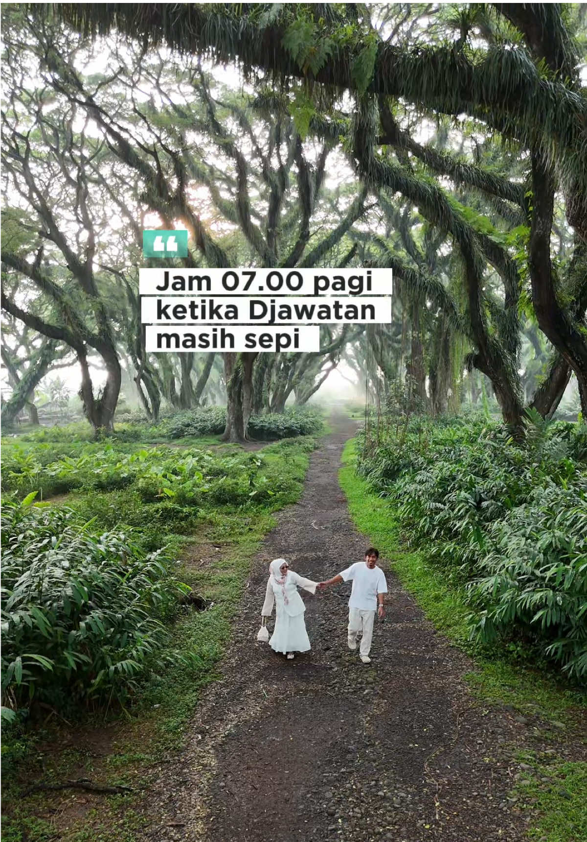 Datang pagi & weekday. combo mantap biar dapat view sepi #djawatan #exoticijen 