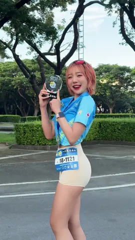 เช้านี้ 10km ที่ 2 ของรุ่นค่าา 🥳 #PMAT60thAnniversary #PeopleRun #MissionToTheMoon #marineishappy #leanishappy