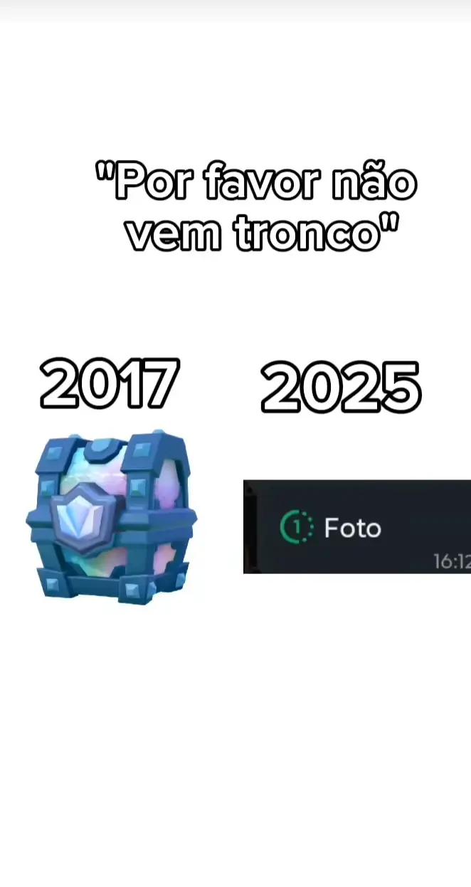 por favor não vem tronco 🪵 baú CLASH ROYALE 👑 vs foto vizu única escolha e se gostar seque para mais#clashroyale #foyopage #foryou #fyp 