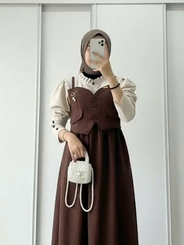 #gamislebaran #gamis #maxidress #maxi 