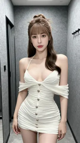 Đầm body thun lưới phối cúc vàng #phoidoxinh #damthietke #dambody #thoitrangnu 