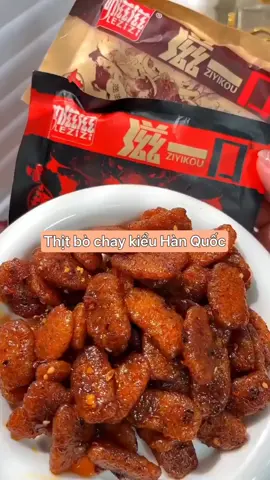 Hot lắm nha 1 gói to 🔥 THỊT BÒ KHÔ VỊ CAY HÀN QUỐC ZIYIKOU – NGON BÙNG VỊ, ĂN LÀ NGHIỆN! 🥩🌶️ Bạn là tín đồ của đồ ăn cay và thích nhâm nhi món khô đậm vị? Thì ZIYIKOU – Thịt bò khô vị cay Hàn Quốc chính là lựa chọn hoàn hảo dành cho bạn! ✨ Điểm nổi bật:  • Vị cay đậm đà, hòa quyện cùng thịt bò thơm nồng, tạo nên hương vị khó quên ngay từ miếng đầu tiên.  #anvat #mokhoet #snack #doanvattrungquoc #doanvat 