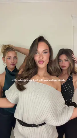 gang is back togetherrrr #nightout #girls #college #trending #ootn 