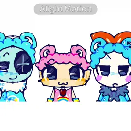 its so messy ft.Carebear shelly, shrimpo, astro #dandysworld #roblox #foryou #art #animation #trend 