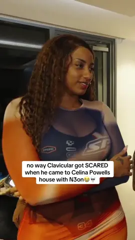 no way Clavicular got SCARED when he came to Celina Powells house with N3on😭💀 #n3on #clavicular 