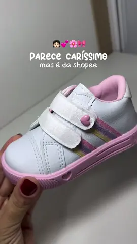 Tênis Infantil Menina Rosa Coração Casual Delicada Colorido Volta as Aulas Moda Confortável Promoção Link do tênis: https://s.shopee.com.br/AKSnWzO9lp