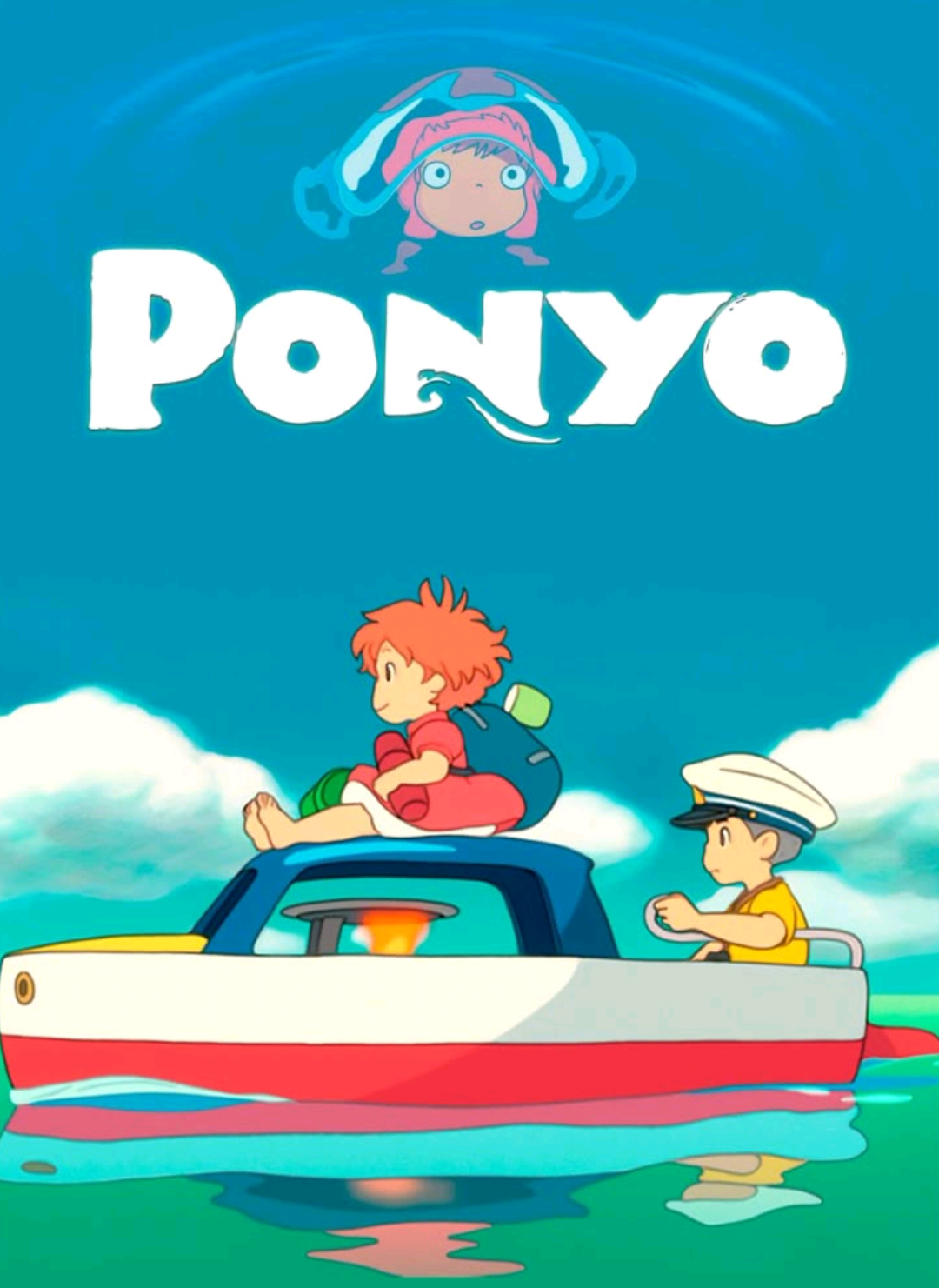 Ponyo (2008).  Menceritakan tentang seorang anak laki-laki kecil bernama Sosuke yang hidup di sebuah rumah kecil di tepi laut bersama ibunya, Lisa. Suatu hari, Sosuke menemukan seekor ikan kecil berwarna emas yang terjebak di dalam sebuah toples kaca. Ikan kecil itu ternyata adalah Ponyo, putri duyung kecil yang hidup di bawah laut bersama ayahnya, Fujimoto, seorang penyihir laut. Ponyo sangat tertarik dengan Sosuke dan dunia manusia, sehingga dia memutuskan untuk meninggalkan laut dan menjadi manusia. Dengan kekuatan sihirnya, Ponyo membuat laut menjadi kacau dan Sosuke harus membantunya untuk mengembalikan keseimbangan alam. #ponyo #anime #studioghibli #movie movie #fyp 