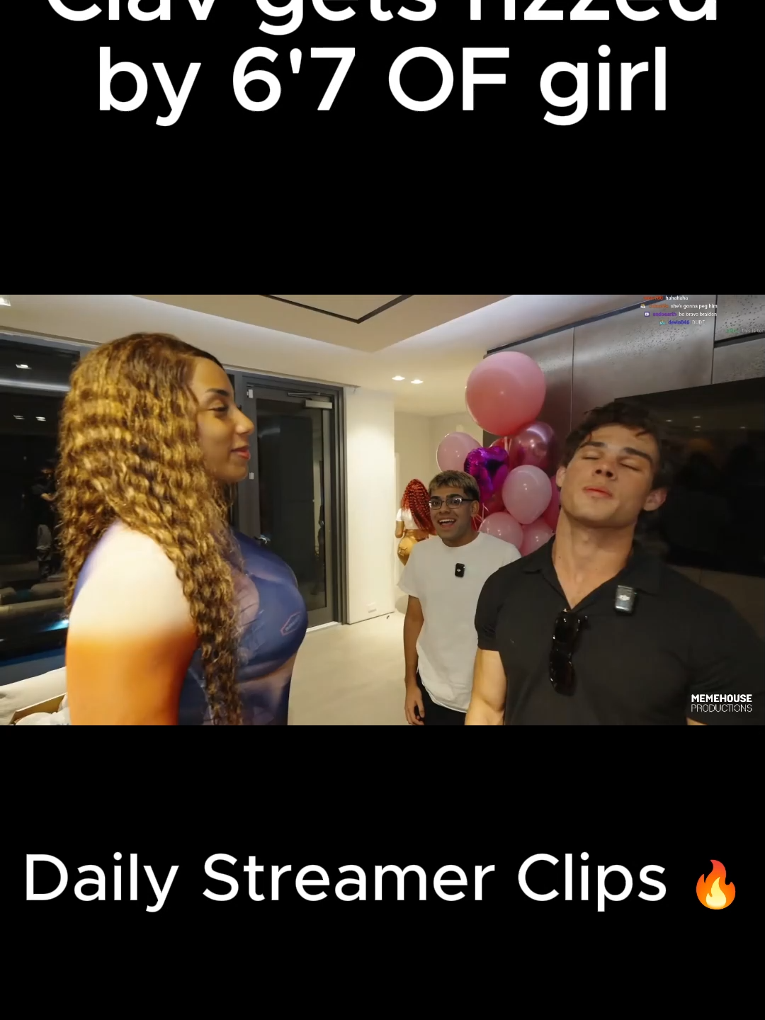 6'7 OF girl rizzes Clavicular #neon #neonclips #streamer #clips #fyp #clav #clavicular