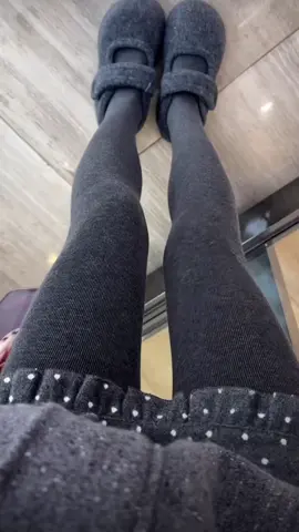 quần leggin len nhung siu hack gọn chân#xuhuong 