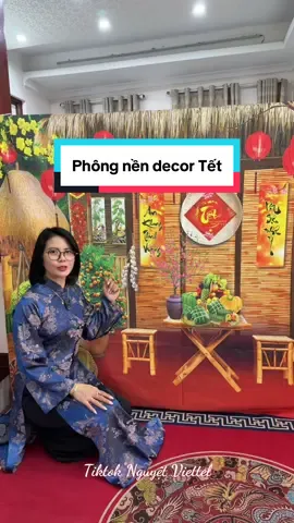 Phông nền trang trí Tết #xuhuong #tiktokshop #nguyetviettel #trangtritet 