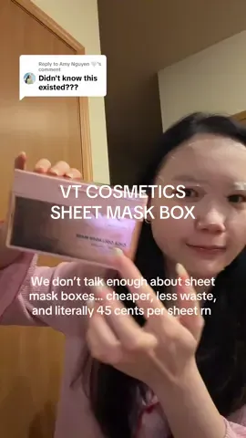 Replying to @Amy Nguyen 🤍 they’re cheaper today!!  #vtcosmetics #sheetmask #sheetmaskreview #tiktokshopblackfriday @VT Cosmetics US 