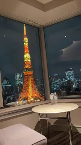 最高なホテルだった♡お風呂からも東京タワー 部屋からの夜景もすべてが最高🤍27階に泊まりました ザ　プリンスパークタワー東京 #東京夜景#東京タワー #夜景の見えるホテル #ザプリンスパークタワー東京 