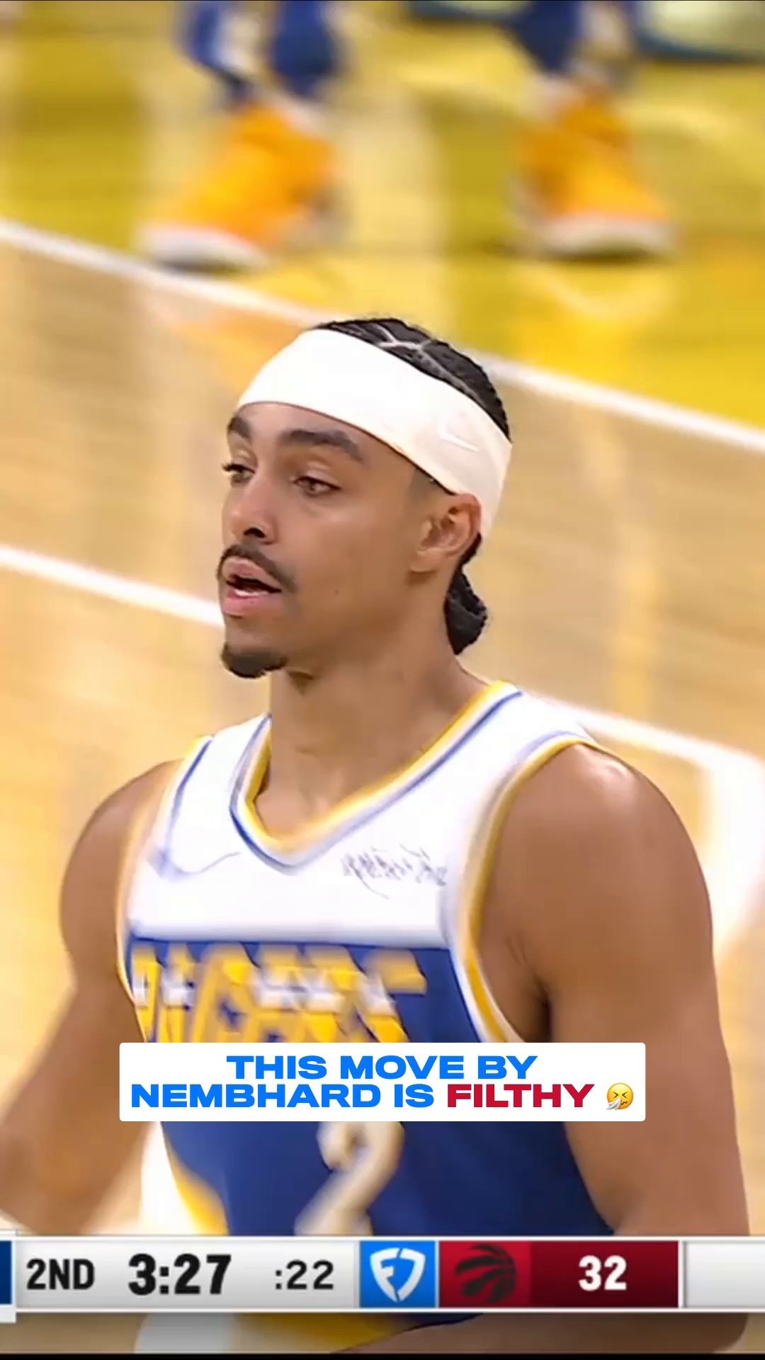 Nembhard caught three of ‘em 👀 #andrewnembhard #indianapacers #NBA