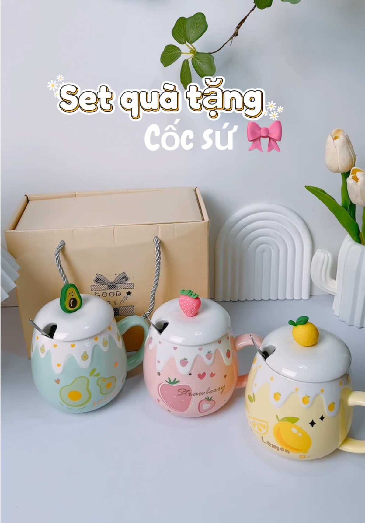 Set quà tặng ly cốc siêu xinh! #setquatang #setcocsuquatang #setcocsu #meohamchoi999 #review 