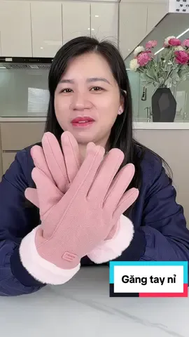 Găng tay mùa đông lót nỉ ấm áp, đi ôm tay có ngón cảm ứng để sử dụng điện thoại tiện dụng #vangongang #tiktokshop #gangtaymuadong #gangtaynilong 