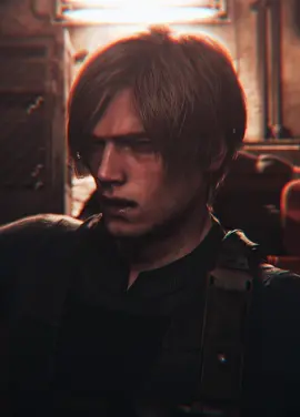 i wanna upload more but have zero ideas 😭 // #leon #re4 #residentevil #edit #capcom