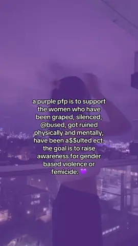 💜#awareness #womenpower #purplepfp 